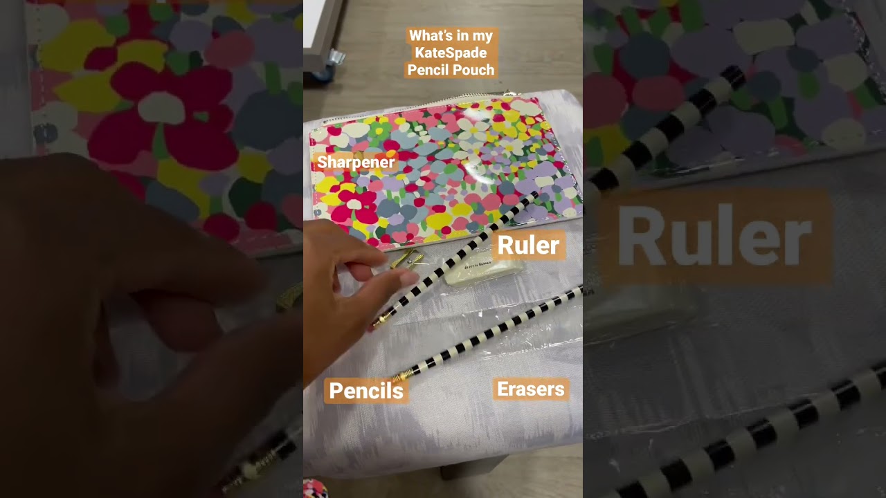 What’s in my KateSpade Pouch 