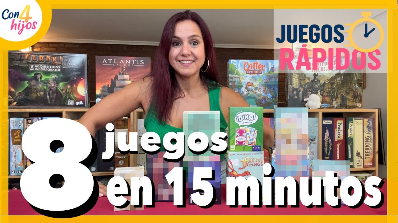 &rdquo;🎯 DIVERSION EXPRESS: 8 juegos de mesa que se juegan en 15 minutos (o menos) ⏰