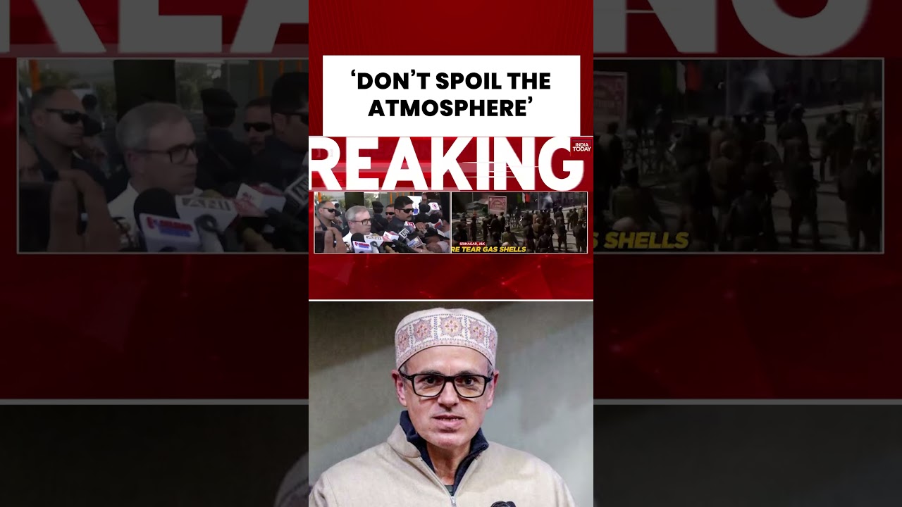 Omar Abdullah Reacts After Pro-Iran Protests in Kashmir #usisrael  #israeliranwar