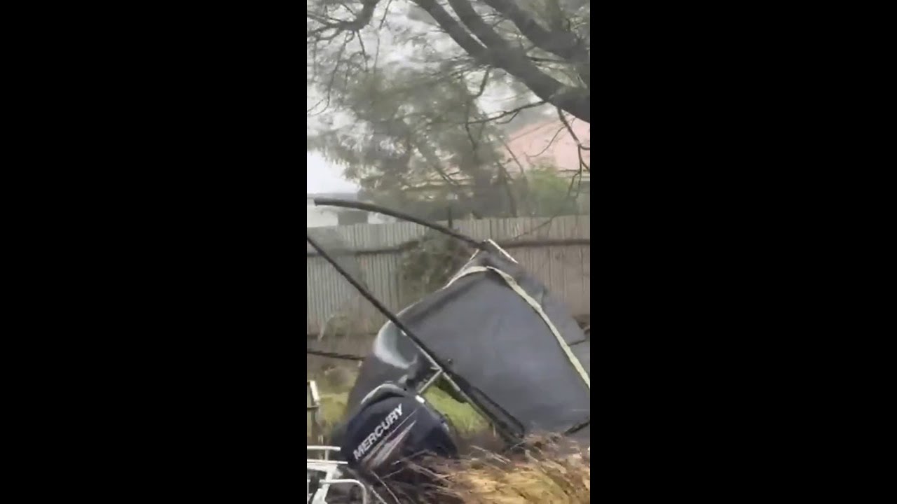 Intense tropical cyclone lashes towns across Western Australia