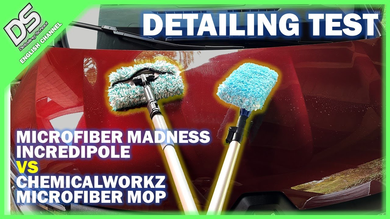 TEST: Microfiber Madness Incredipole vs chemicalworkz Microfiber Mop comparison