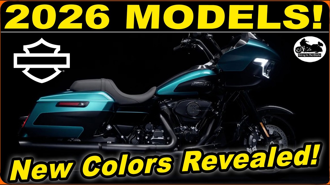 Представлена ​​модель HARLEY DAVIDSON 2026 года! Представлены новые цвета!