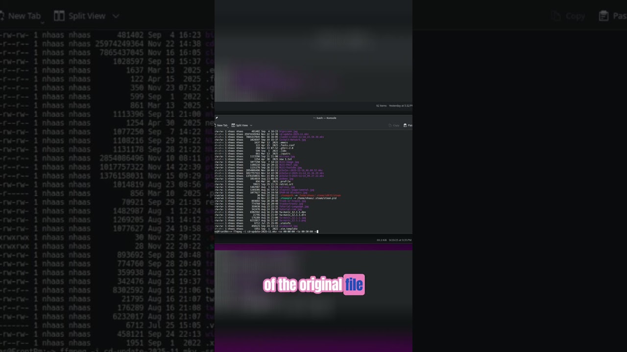 Fix HUGE Videos FAST! FFmpeg Tutorial for TikTok/YouTube #shorts
