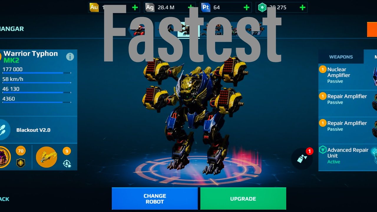 Tyhoon jaw with kestrel (war robots)