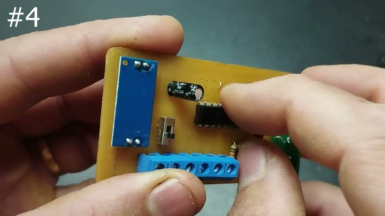 Como fazer um controle remoto [Furando a placa ] #4