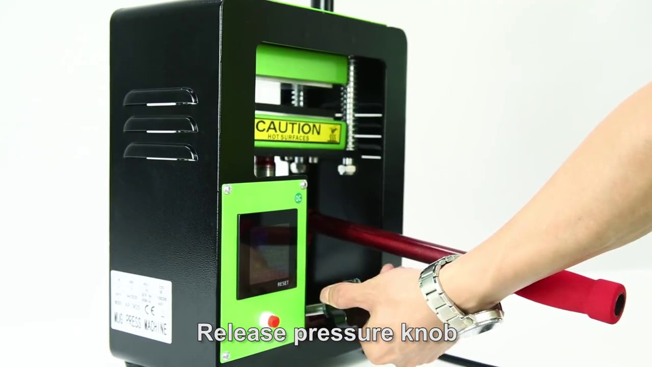 Under $400 Hydraulic Rosin Press- ECO Farm 8 Tons Hydraulic Heating Rosin Press