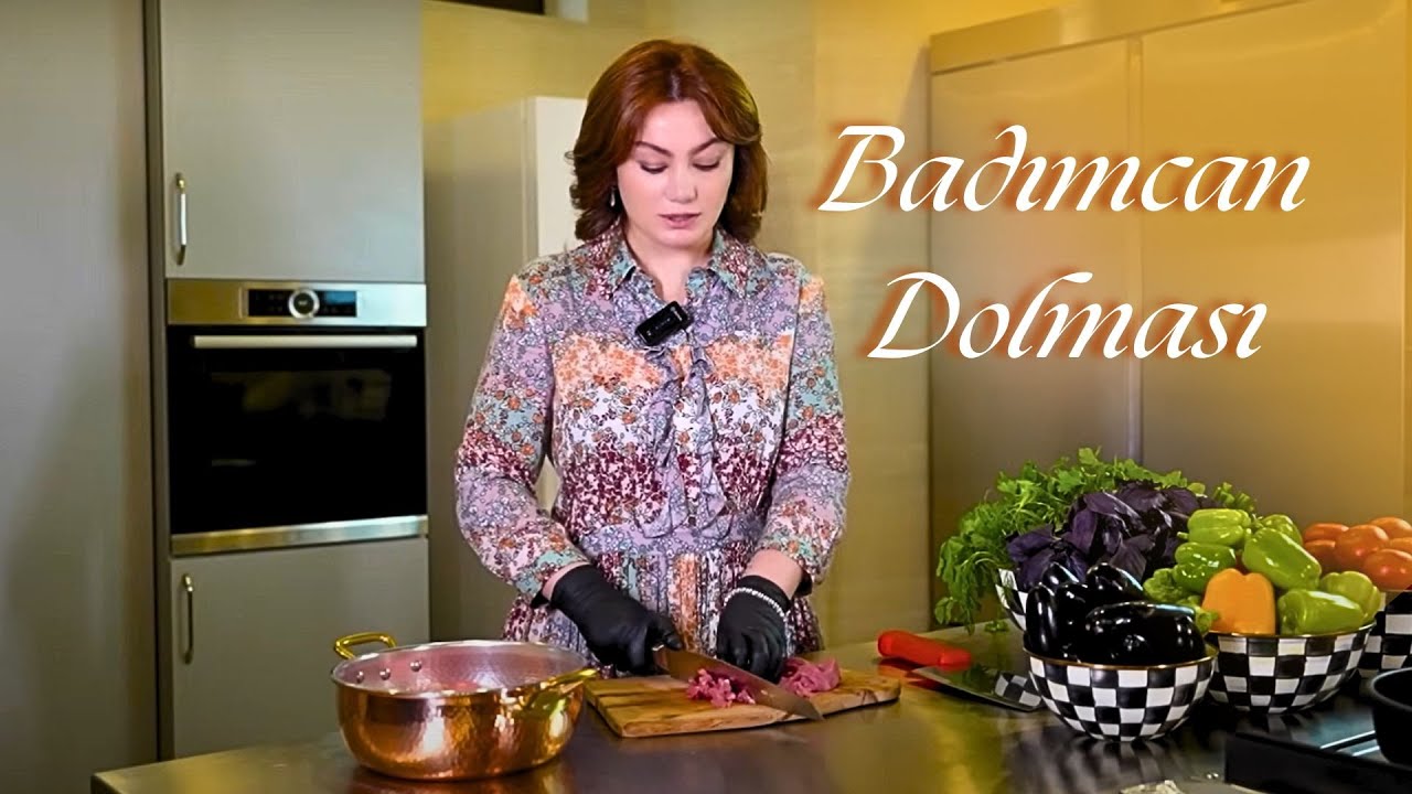 Badımcan dolması hazırladım