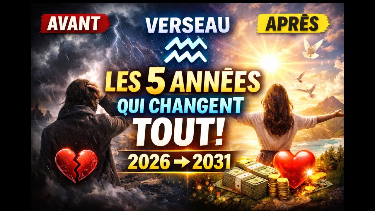 VERSEAU : LES 5 PROCHAINES ANNÉES VONT TOUT RÉPARER (2026–2031)Après l’épreuve, la renaissance