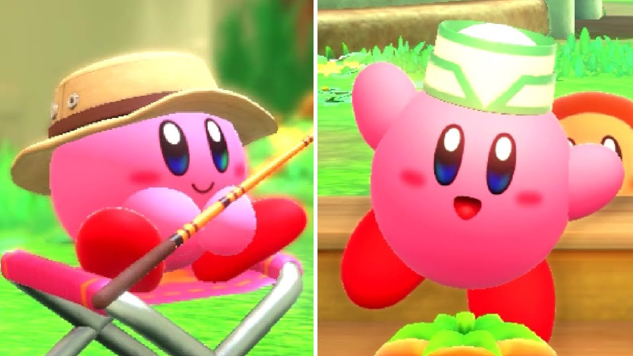 Kirby and the Forgotten Land - All Minigames