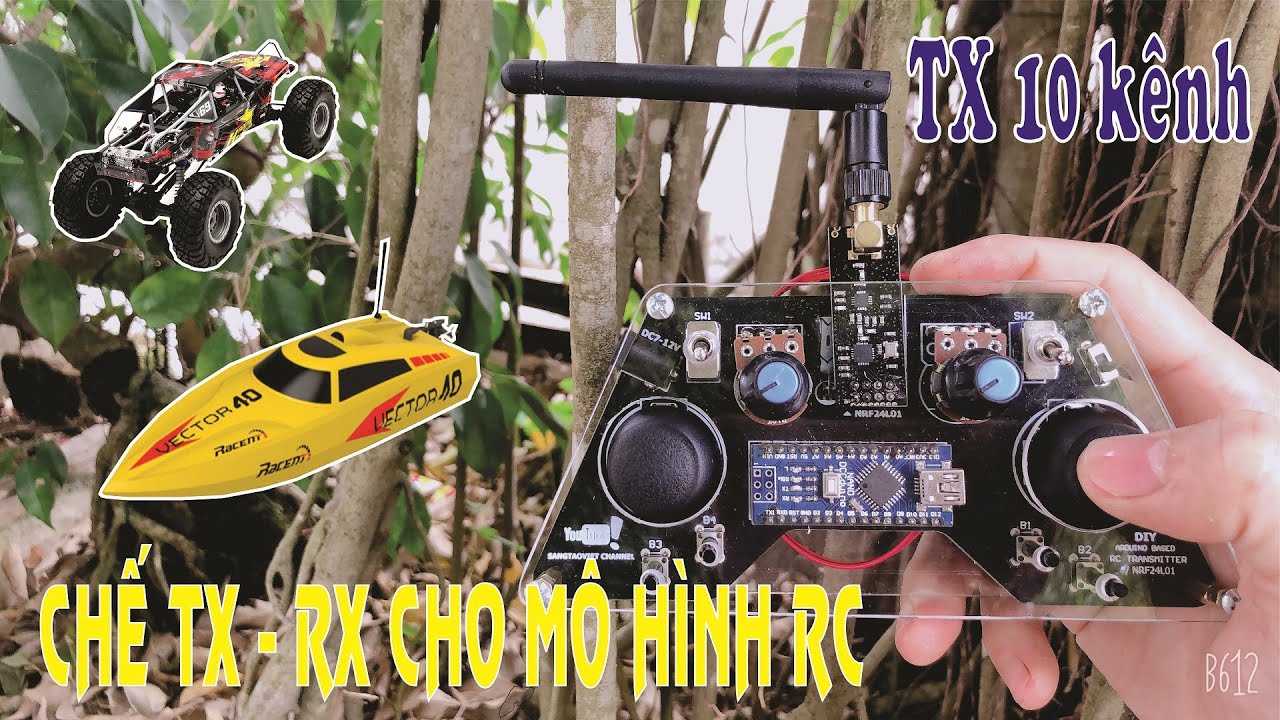 DIY 10 Channels Radio Control For Models RC | Part 1: Building the transmitter
