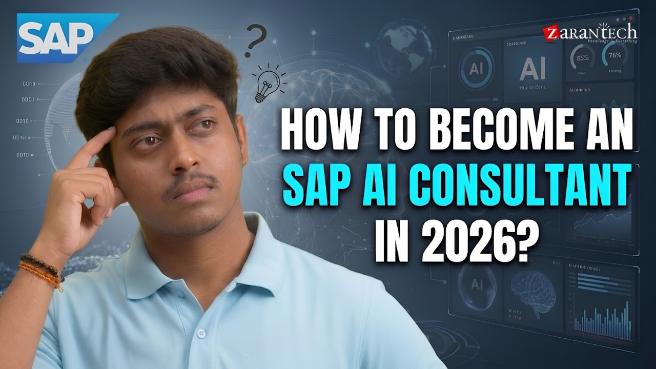 How to Become an SAP AI Consultant in 2026? | ZaranTech