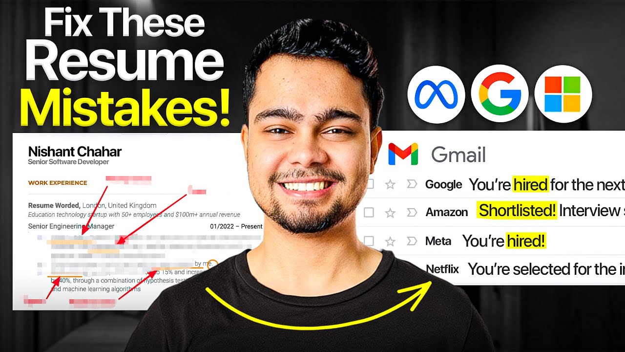 Your Resume NEVER Gets Shortlisted - 5 Mistakes Killing Your Chances | Free Template + ATS Checker