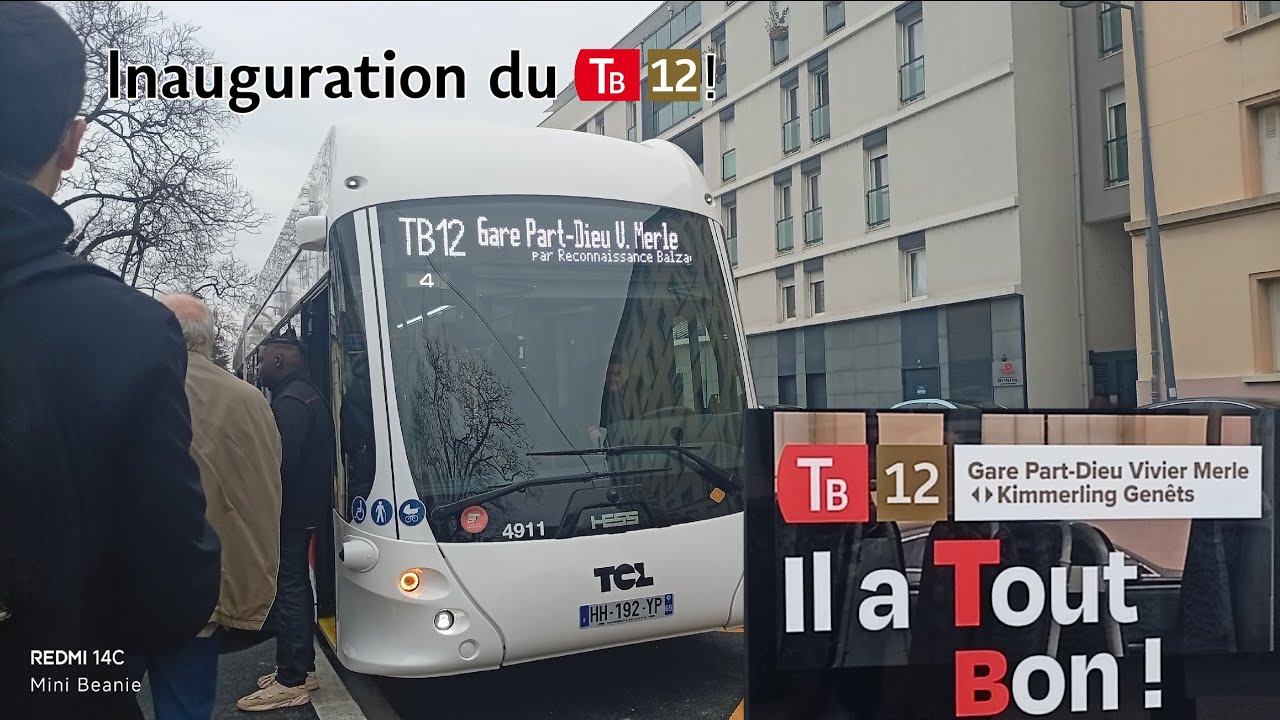 Inauguration du nouveau Tram-bus TB12!