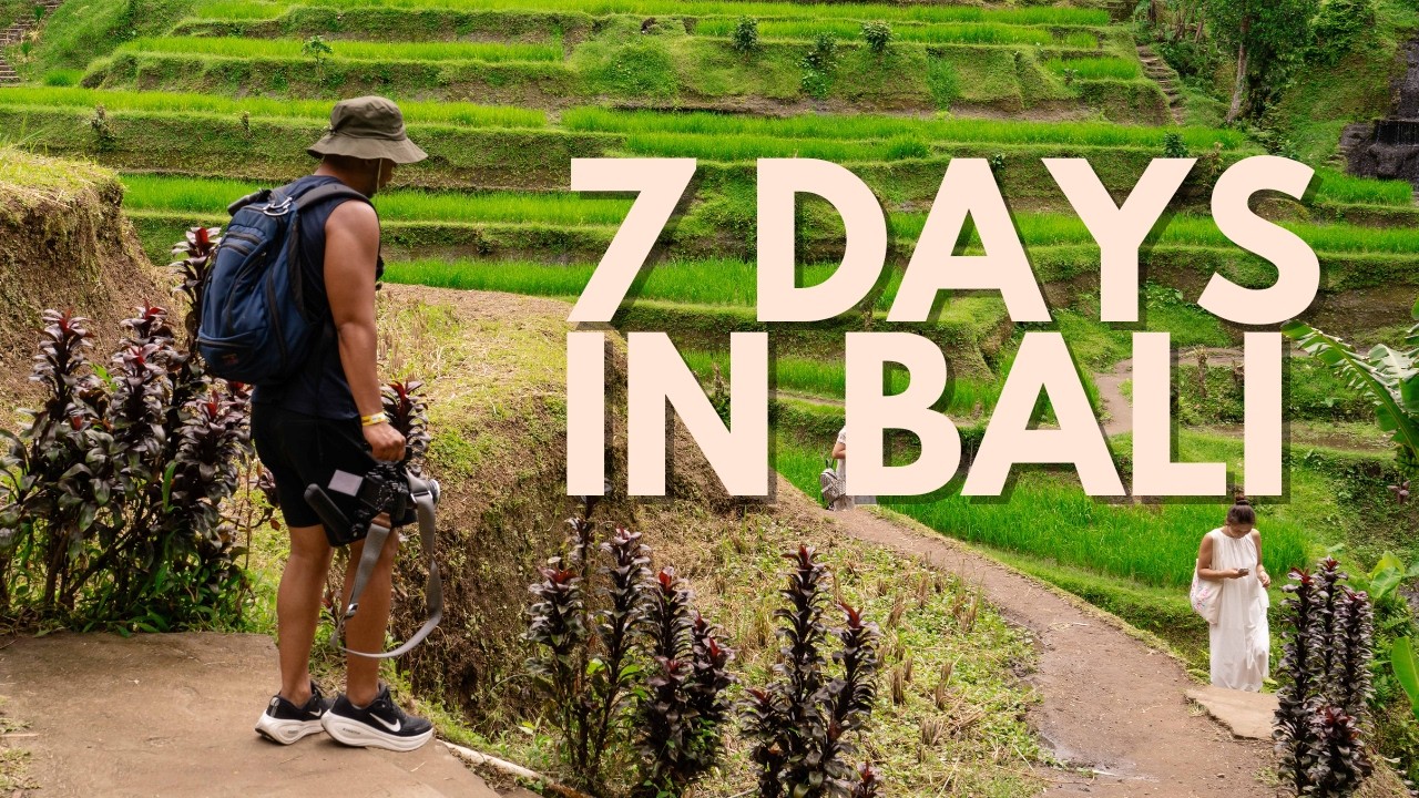 going to bali for 7 days for a wedding & no plans. | vlog | dji osmo nano