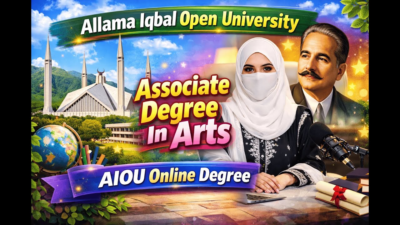 AIOU Associate Degree in Arts | Complete Admission Guide 2026 | Online Degree | AIO Academy