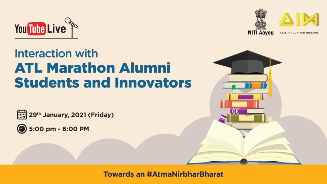 Interaction with ATL Marathon Alumni Students and Innovators LIVE!!!!