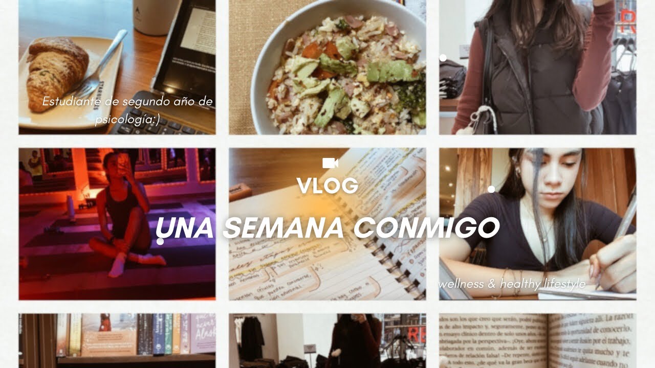 Una semana conmigo como estudiante de psicología ⋆˚꩜｡ | café, estudio, pilates & amigos | 