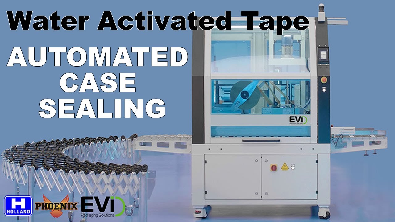 Water Activated Tape Automated Case Sealing