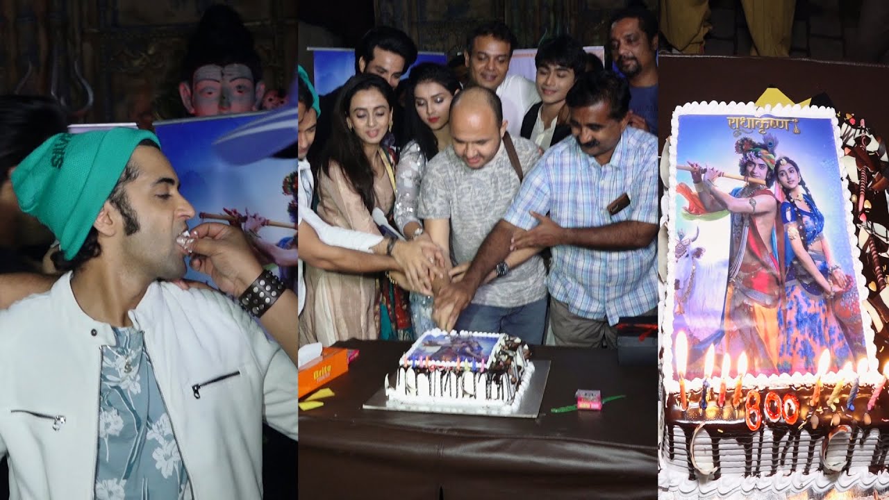 Radha Krishn Starcast & Crew Members Celebrates 800 Episodes With Cake Cutting 🎈🎆🎉🎂🎂🎂💖💖🎈