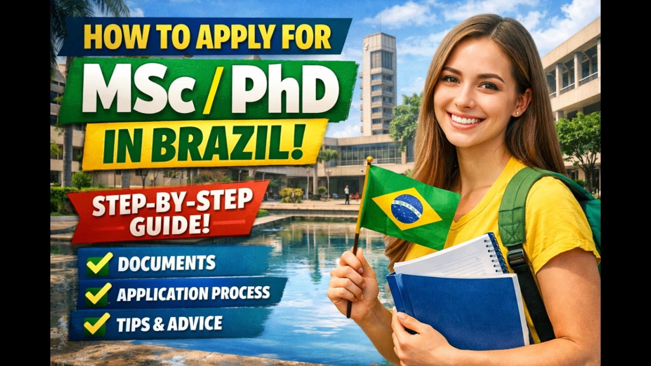 Brasil MSc and PhD Self Application- Step by step