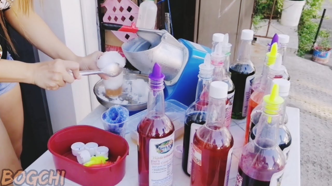 Philippines Street Food - Shaved Ice or Snow Cone