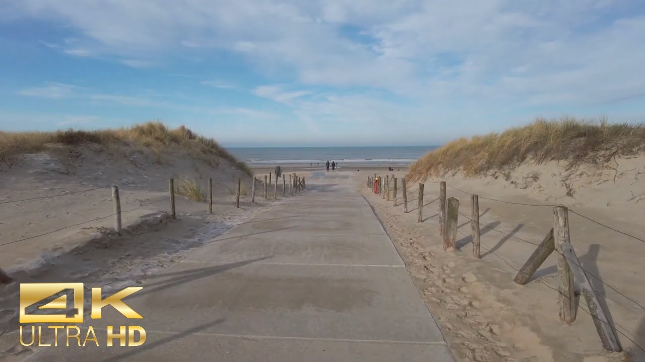 Noordwijk 4K - the Netherlands 🇳🇱  Walk Tour!