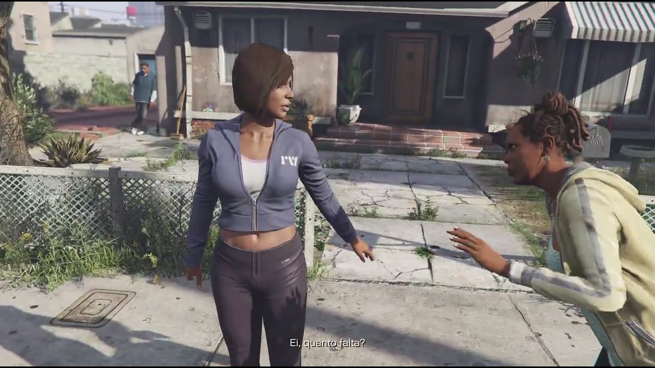 Franklin Lamal e seu cachorro pra acha um noia no trem em Los santos Grand Theft Auto V #2