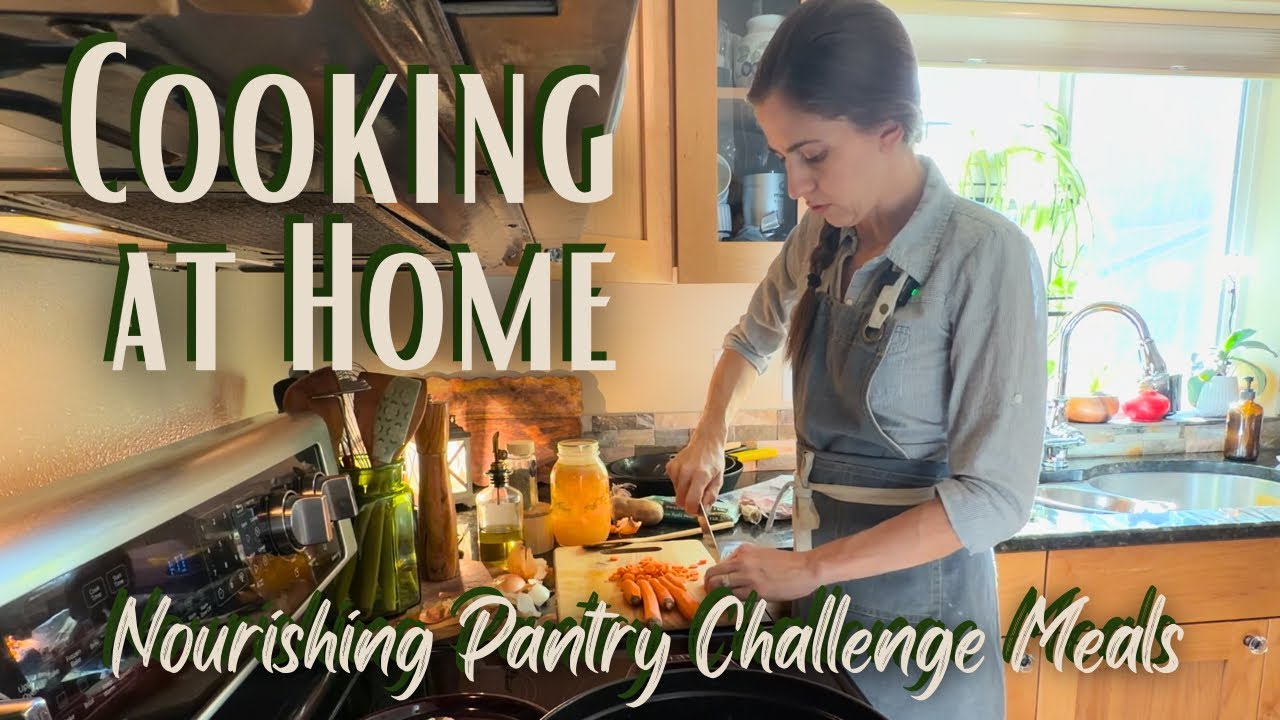 Warming Winter Meal in Cast Iron from the Pantry Challenge: Split Pea Soup