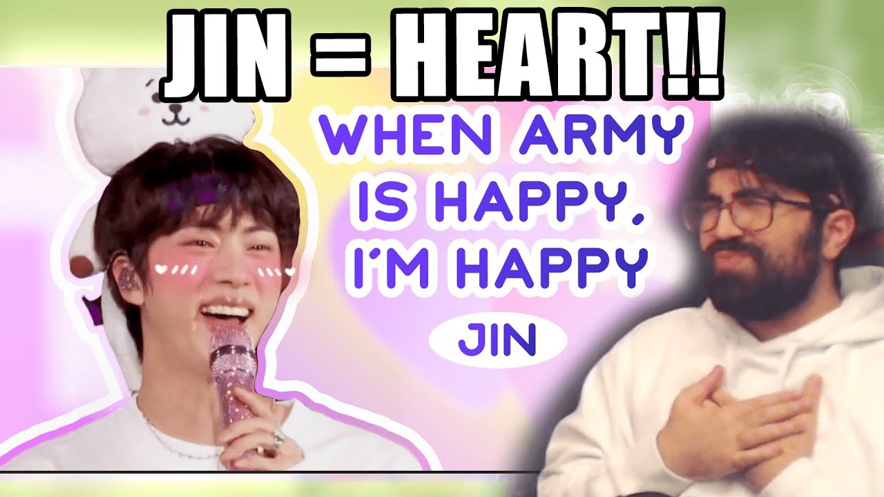 jin the concert fairy 🧚‍♂️✨ (happy jin day!) | Reaction