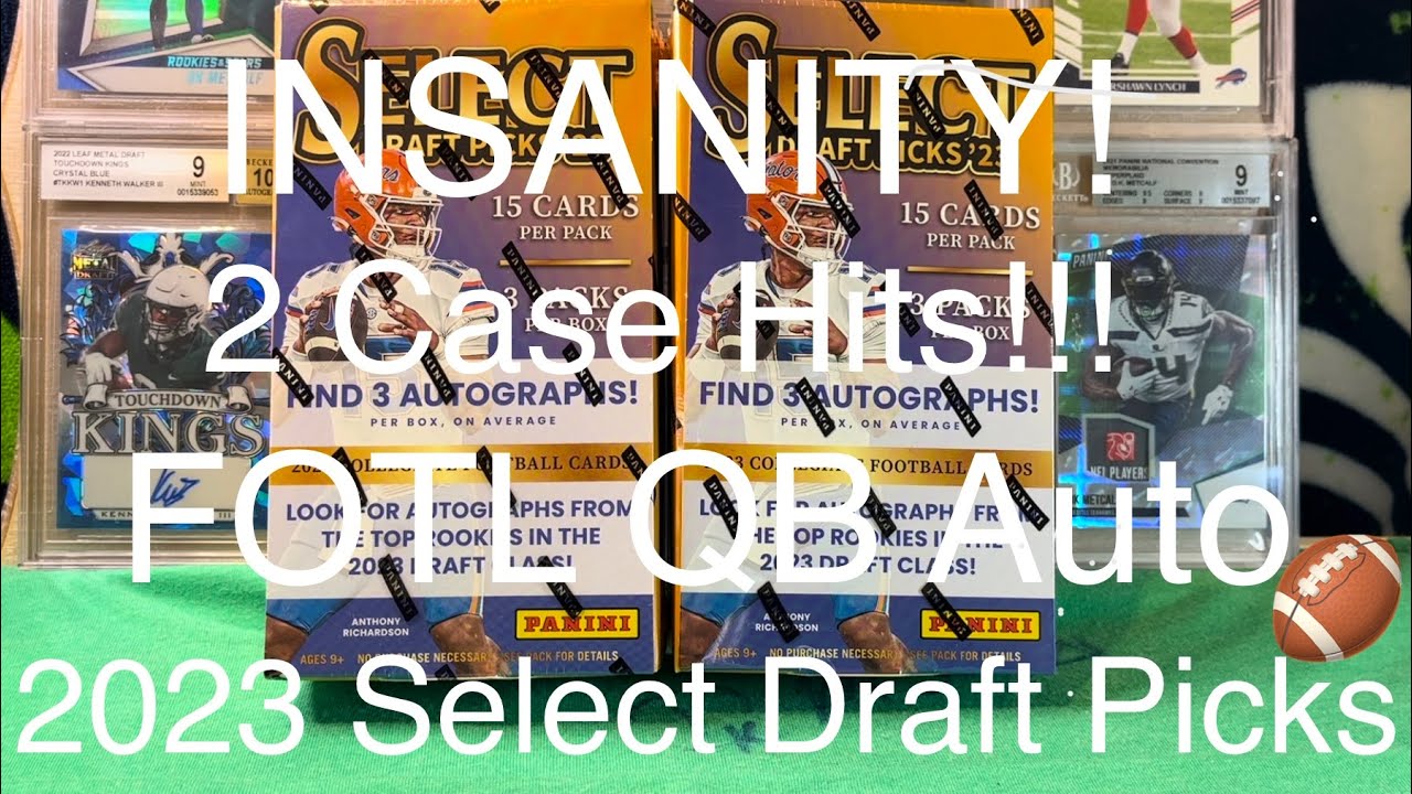 2023 Panini Select Draft Picks Football 🏈 Insane Box!!! Best Pack I Ever Opened?? #nflfootball