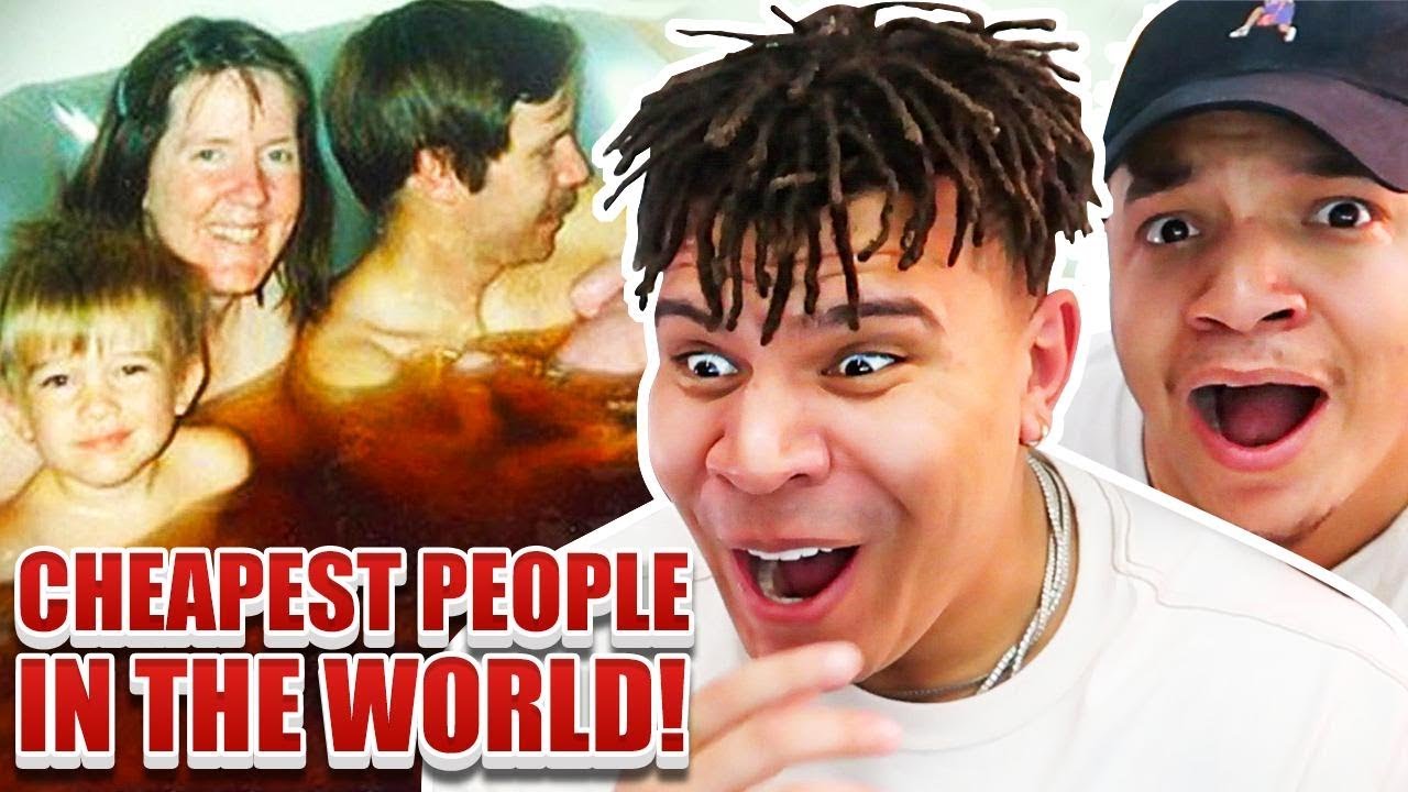 REACTING TO THE CHEAPEST PEOPLE EVER!! (FT WOLFIE) **NEVER CHANGE BATH WATER**