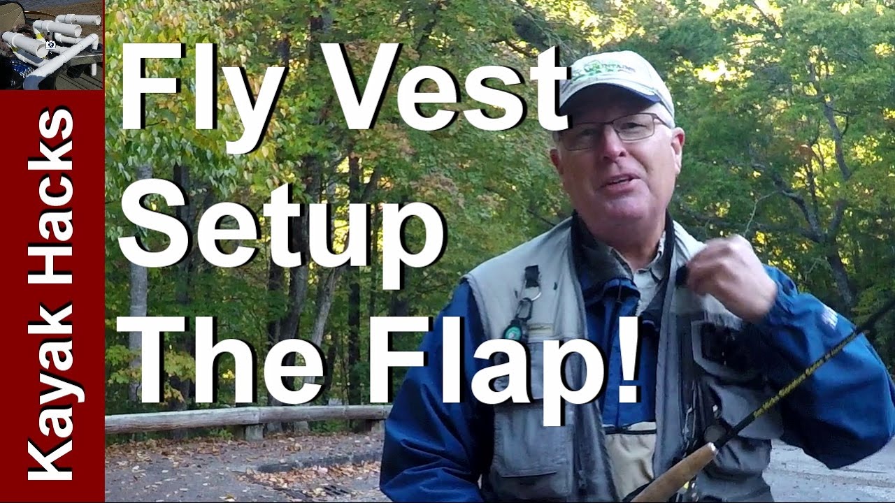 Fly Fishing Tip - How to Use the Fishing Vest Rod Holder