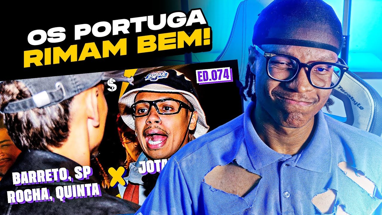 (FLOWZADA!!! 🇧🇷🇵🇹) JOTAPÊ, LECROY E DHERIK x BARRETO, SP ROCHA E QUINTA | React | BATALHA DO S