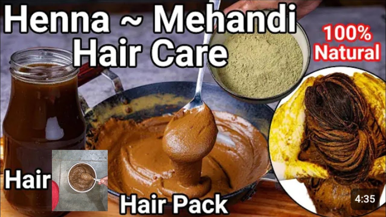 How to apply henna to hair at home 💆🏠💃Henna for hairs| long hair| hair colour| gorintaku #hair