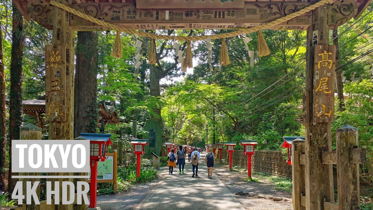 Tokyo Daytrip Experience - Mt. Takao - Lift and Walk to the Top - 東京高尾山リフトと散歩 - 4K HDR
