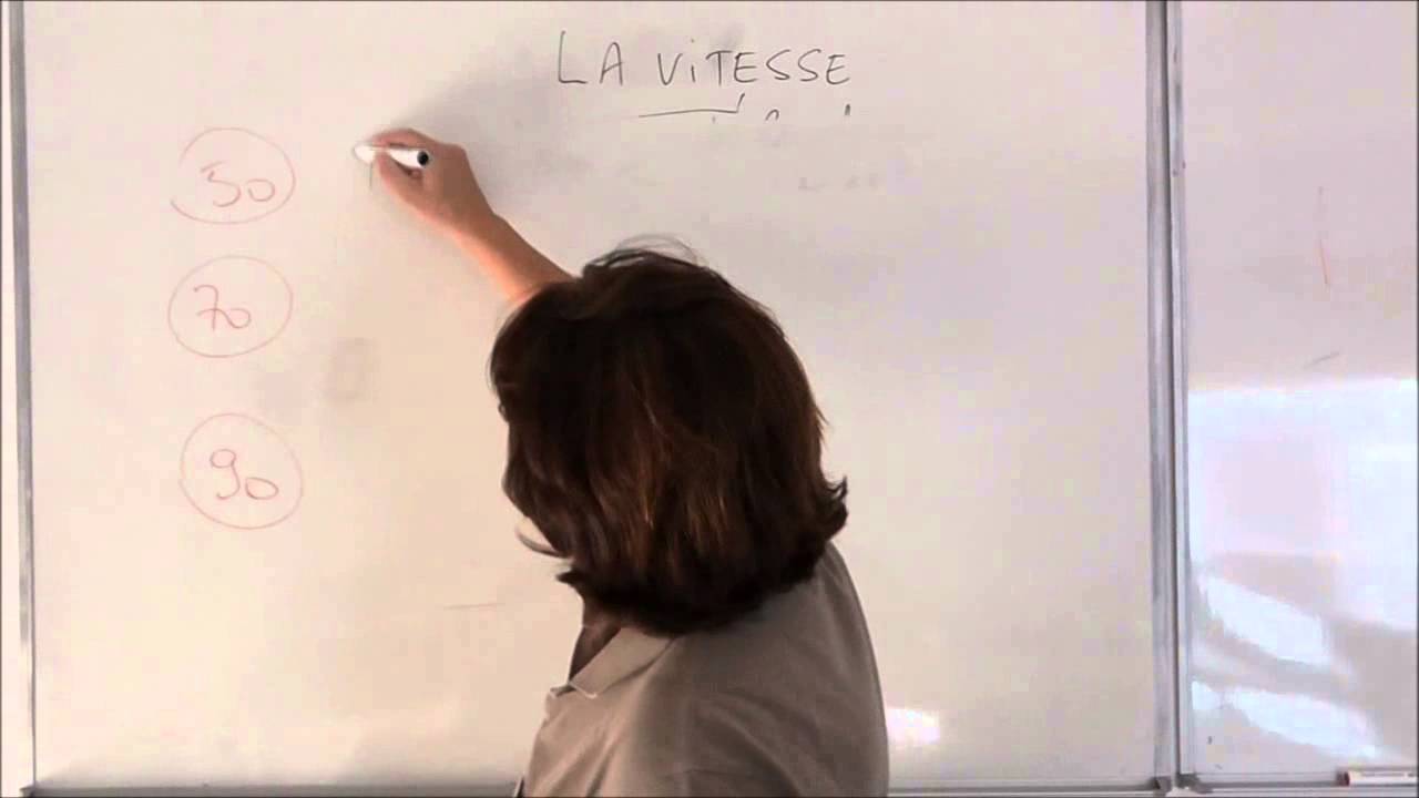 Pédagogie sur le thème de la vitesse. Préparation d'une animation