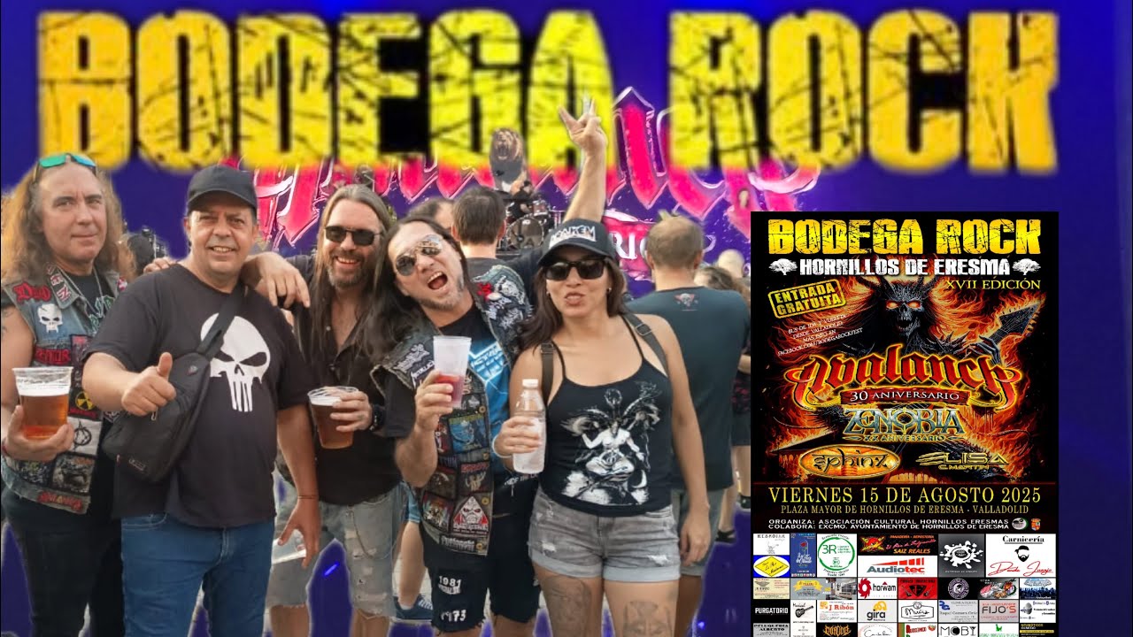 BODEGA ROCK 2025 Hornillos de Eresma - Mucho Heavy Rock , Buenos Amigos y Hasta una boda….