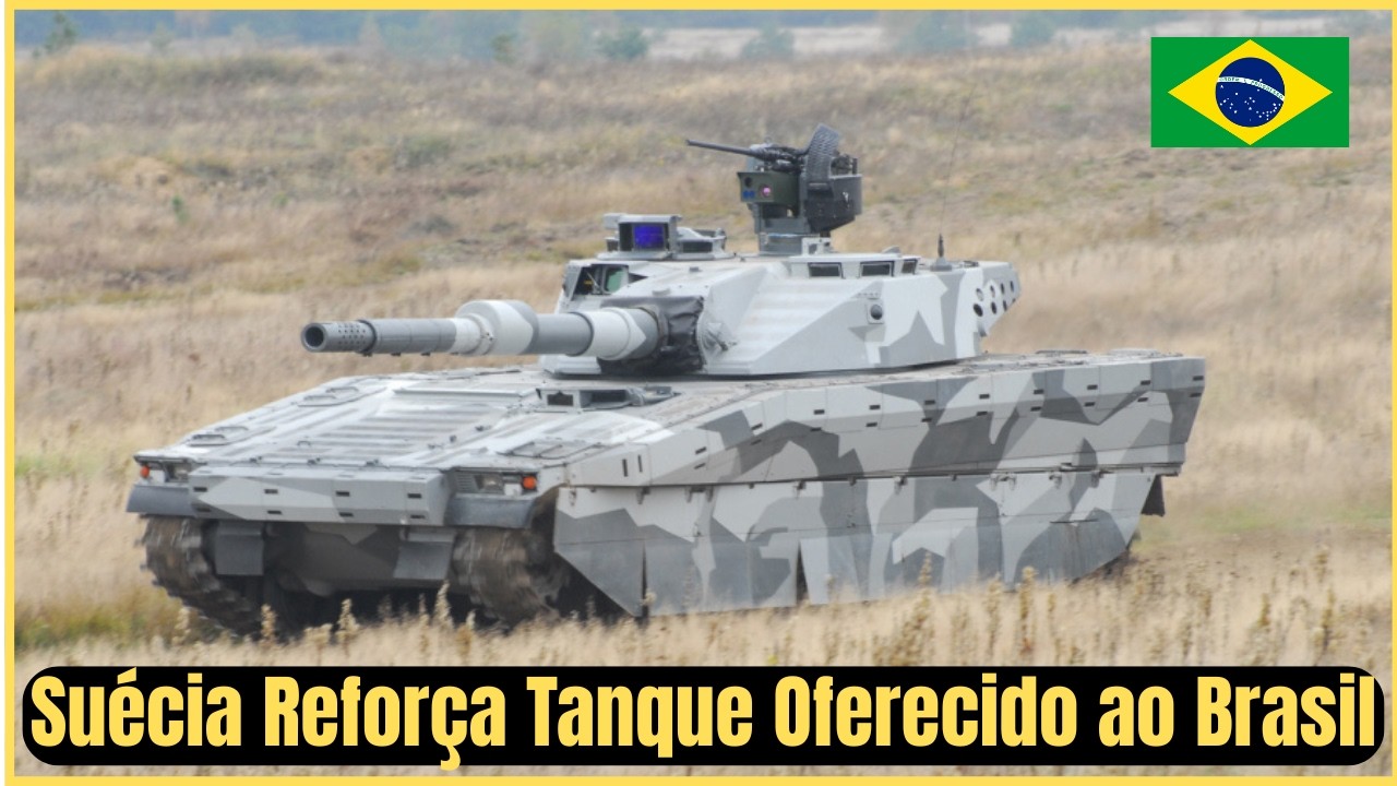 Ainda Melhor! Suécia Revela Nova Versão do CV90120 Oferecido ao Brasil