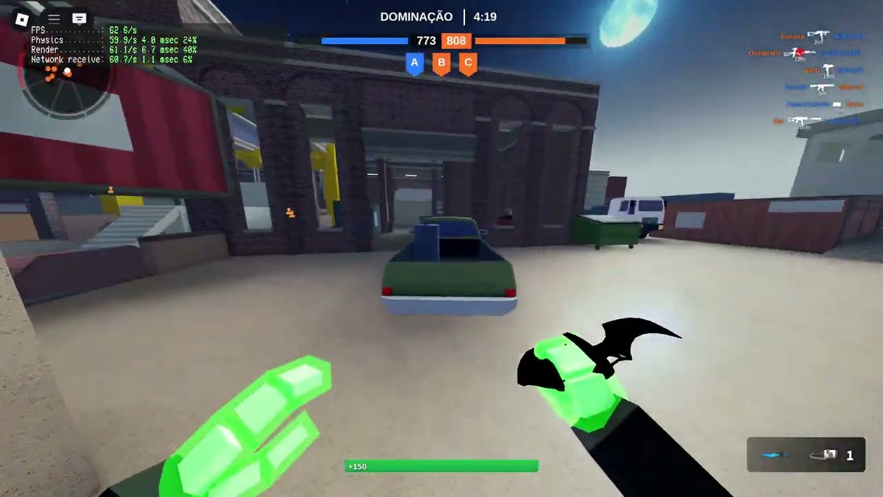 Jogando no Dell G15 - Roblox Bad Business