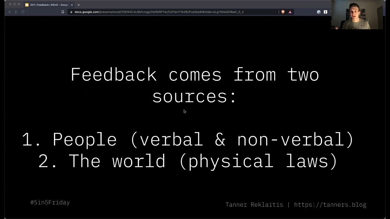 What is Feedback? | #5in5Friday | 001