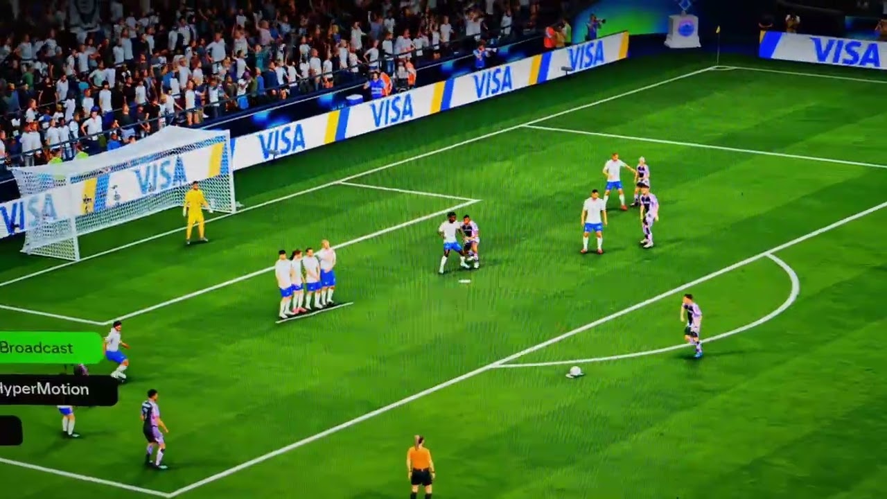 Insane free kick