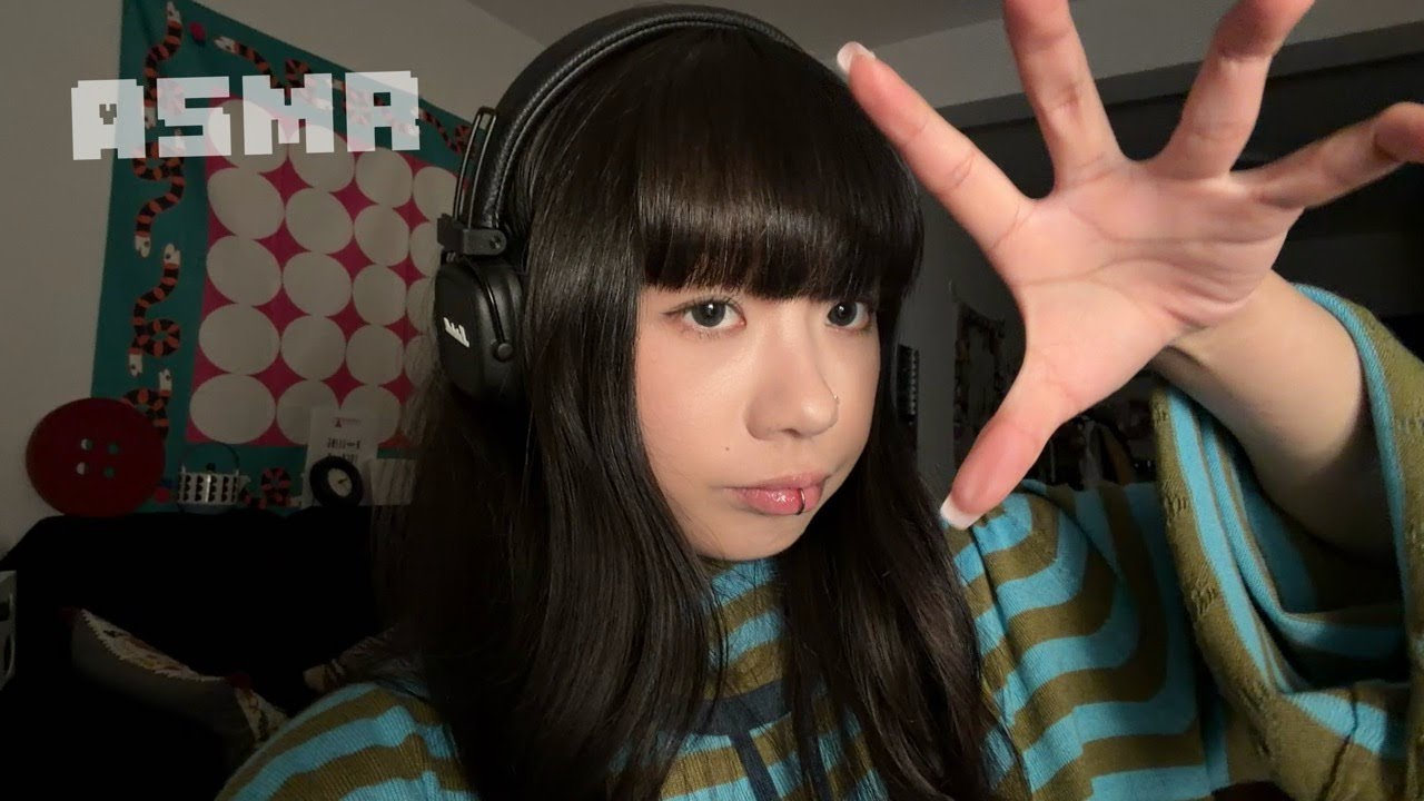 ASMR Mouth Sounds + Hand Movement + Hand Sounds, it’s chaotic but soothing ^^