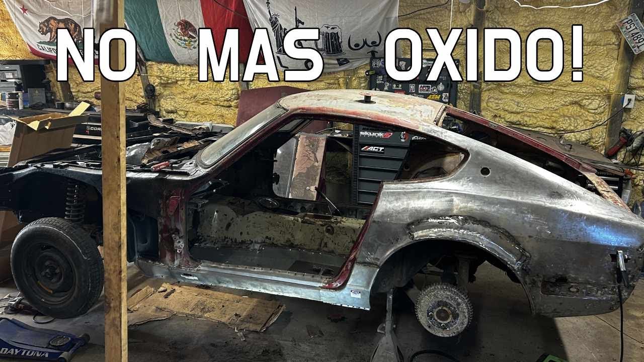 ADIOS OXIDO! LE SOLDAMOS LA PARTES NUEVAS AL DATSUN 240Z!