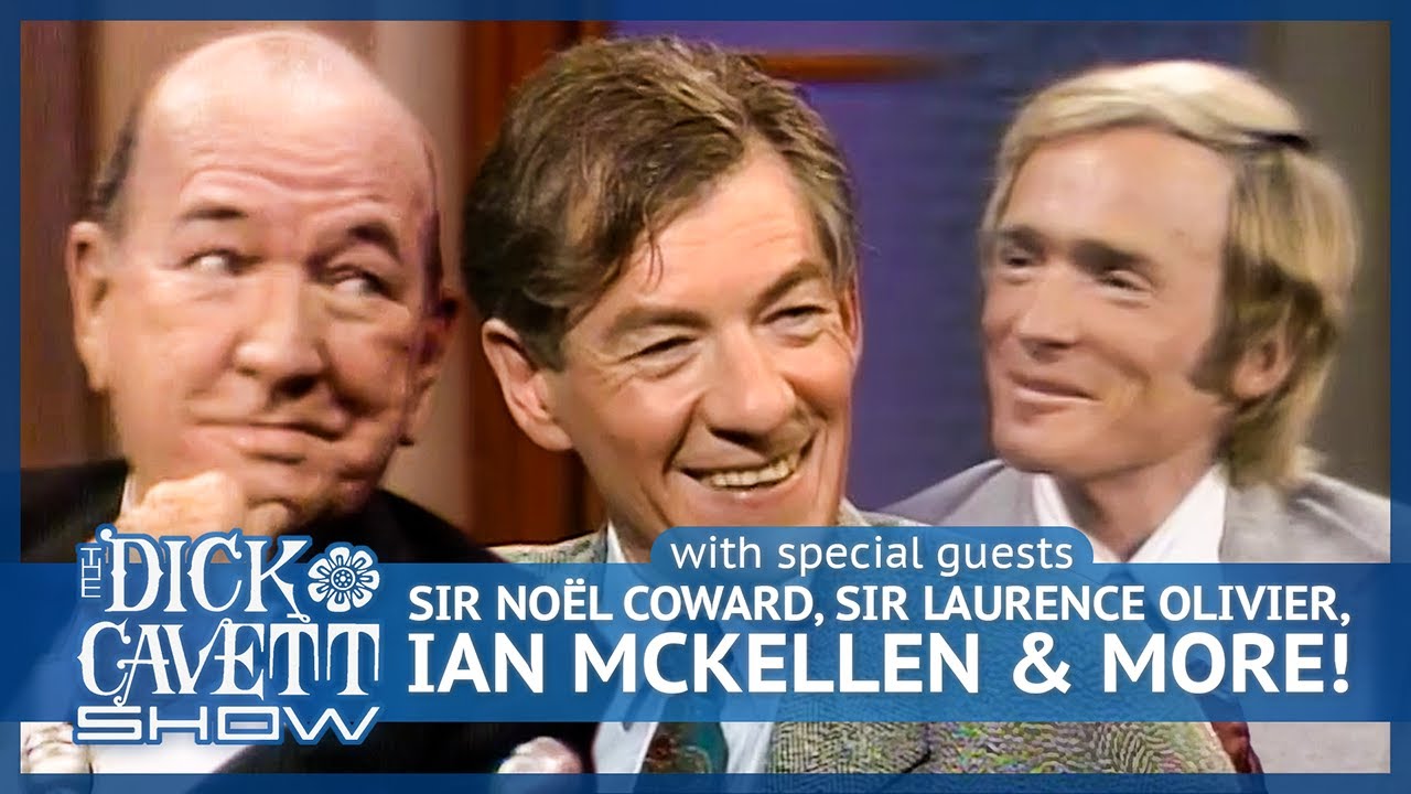 Dick Cavett Talks To Stars Of The Stage | Coward, Olivier, McKellen & More | The Dick Cavett Show