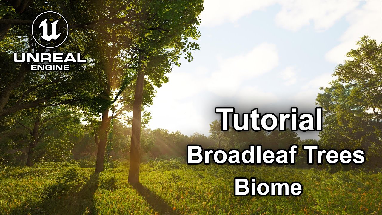 Tutorial | Broadleaf Trees Biome | Wind System | Seasons | Unreal Engine 5.4 #unrealengine #UE5