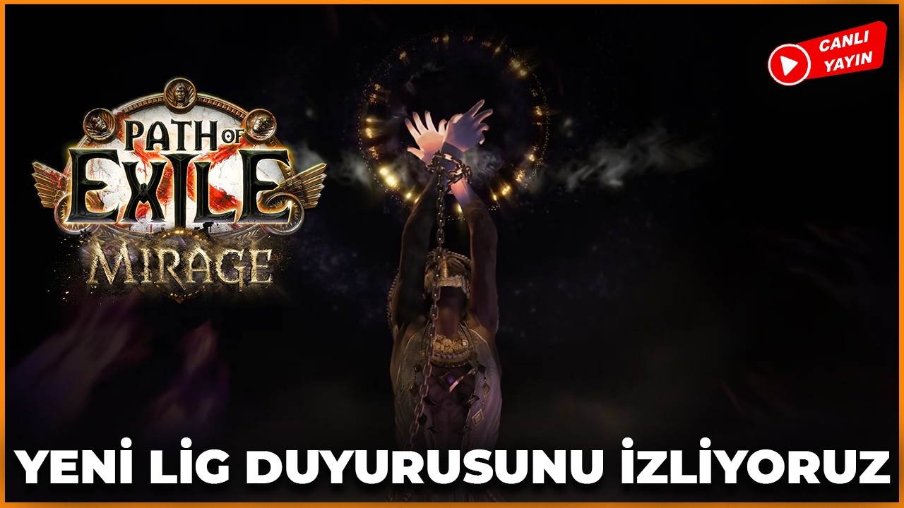 Yeni POE Ligi Mirage Duyuru Yayını İzliyoruz / Path of Exile