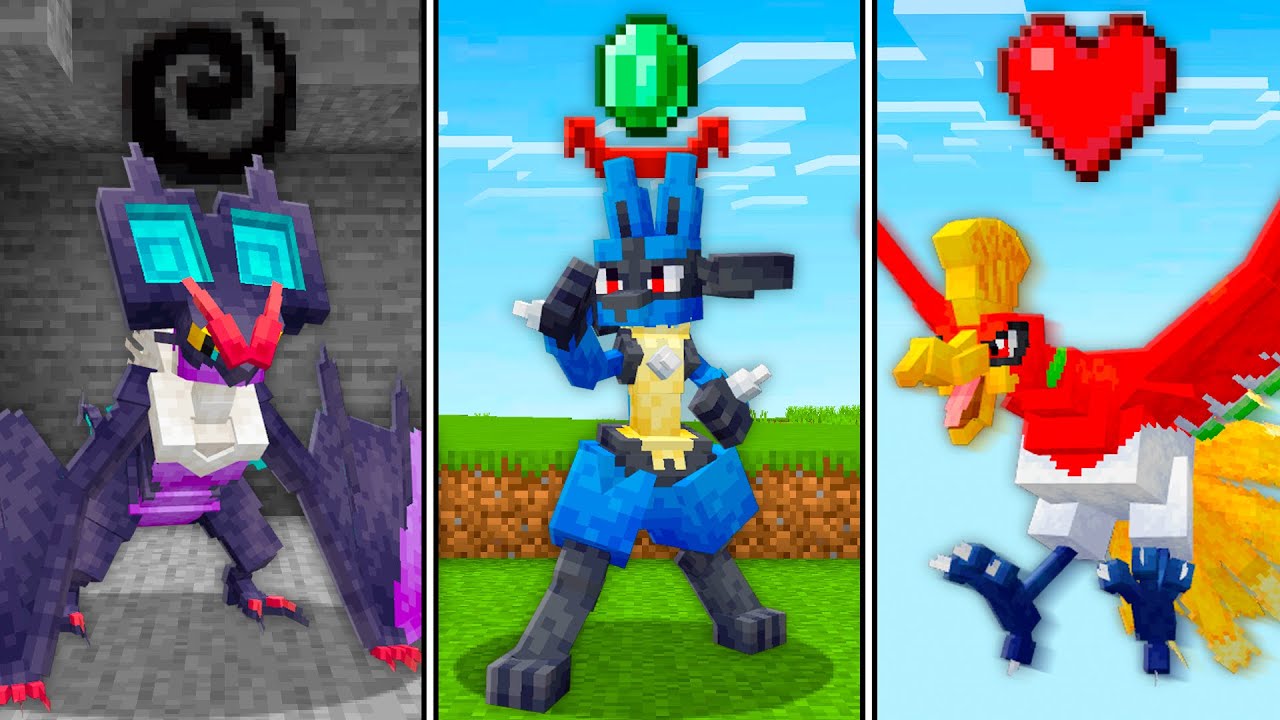 EFEITOS ESCOLHEM MEUS POKÉMONS NO MINECRAFT COBBLEMON!