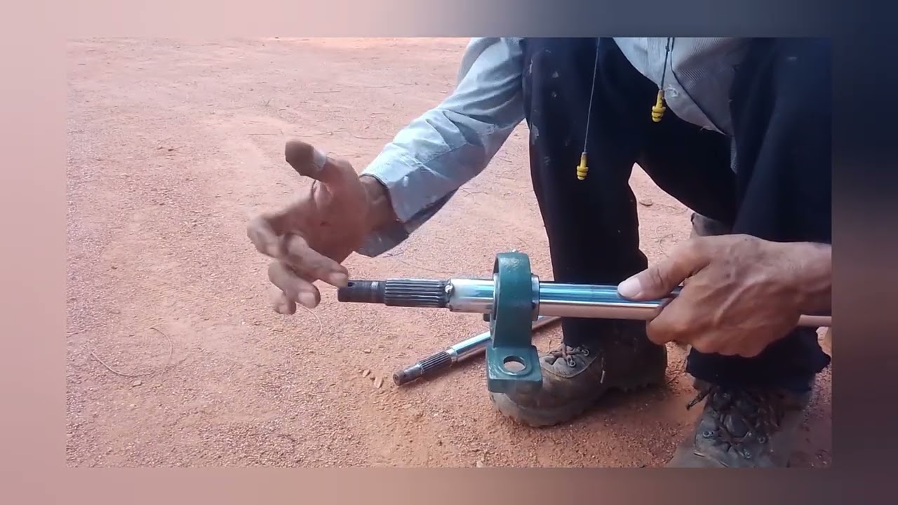 EMENDANDO O EIXO DO BUGGY .gastando pouco.faça voce mesmo