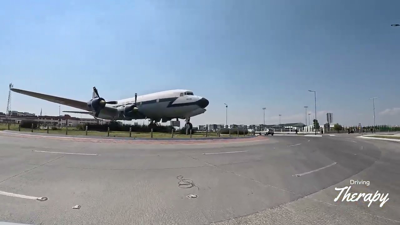Driving Through Base Aérea Militar Santa Lucía 🇲🇽 | Aviation Museums & Aircraft Displays Exploration