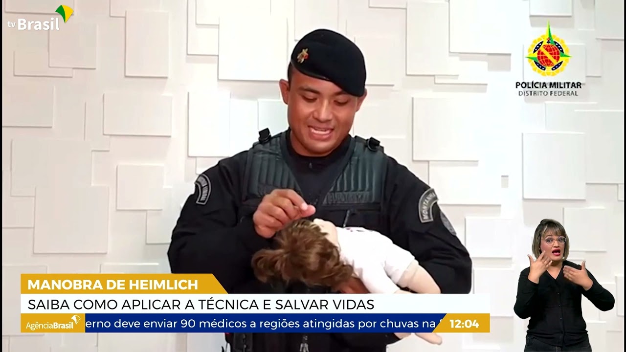 DF | Manobra de Heimlich: aprenda a técnica que pode salvar bebês engasgados